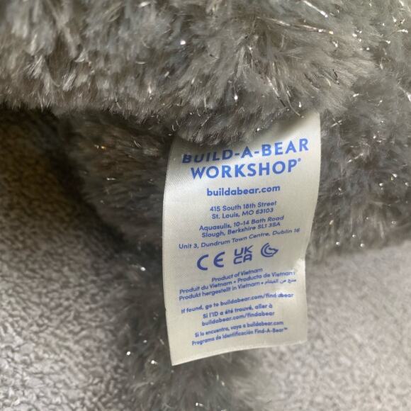 Build a Bear Wiley Wolf 25th Birthday Plush Stuffed Animal Great Wolf Lodge - Picture 7 of 8